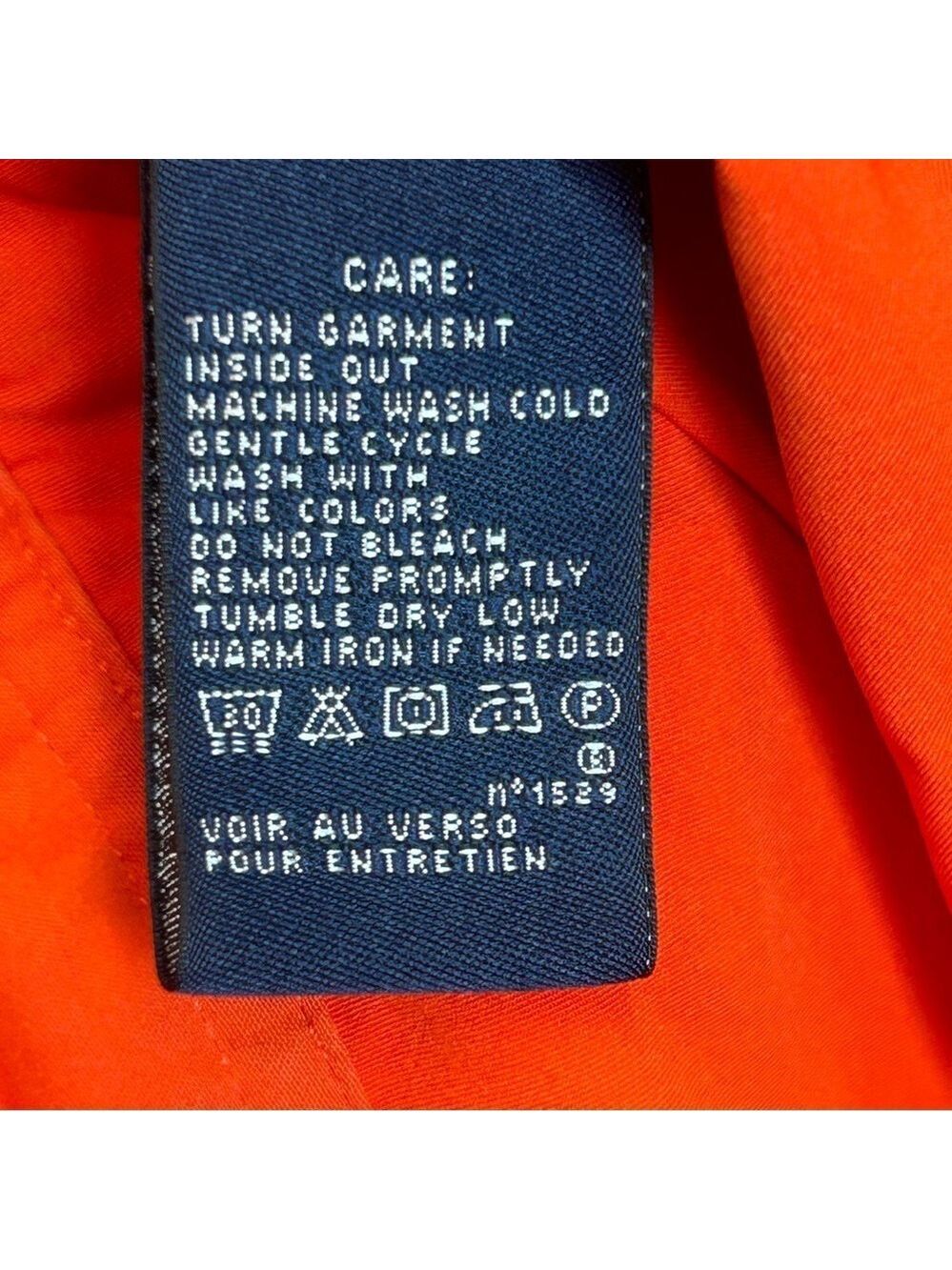 Ralph Lauren golf bright orange belted mini skirt skort Sz 10 - Picture 8 of 13